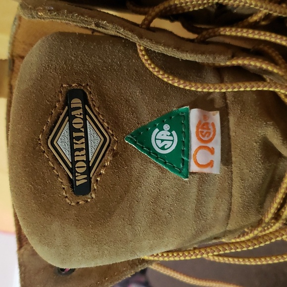 WORKLOAD Steel Toed Waterproof Work Boots.    Size 8W. GENTLY Used - Picture 7 of 11